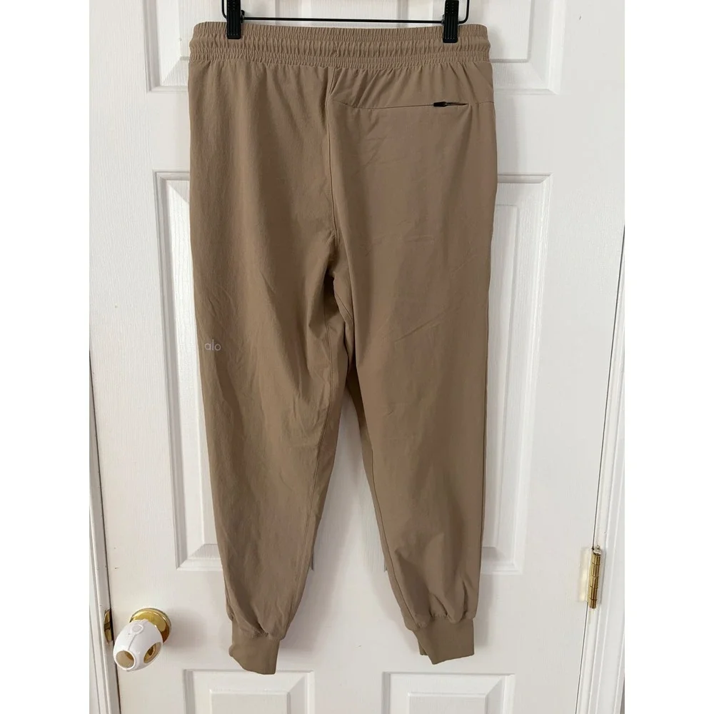 Alo Yoga Jogger Women S Brown Tan High Waist Activewear Pants Gorpcore Neutral